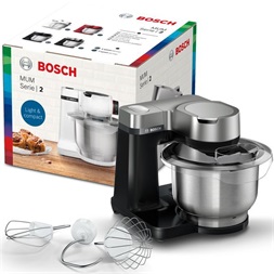 Bosch MUMS2VM00 900W, 3,8L, fekete konyhai robotgép (Újszerű)