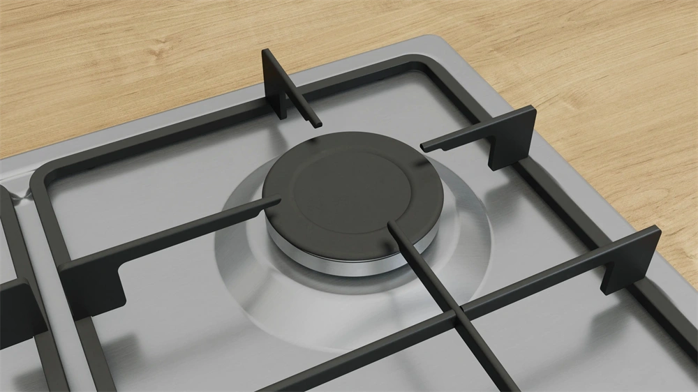 Bosch PGP6B5K60 inox, beépíthető, gáz, főzőzóna:4, beépíthető méret: 58,2cm, főzőlap