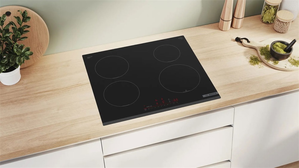 Bosch PIE631HC1E fekete, beépíthető, indukciós, főzőzóna: 4, beépíthető méret: 60cm, főzőlap