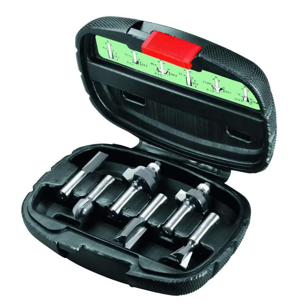 Bosch POF 1400 ACE felsőmaró + 6 részes marószár készlet