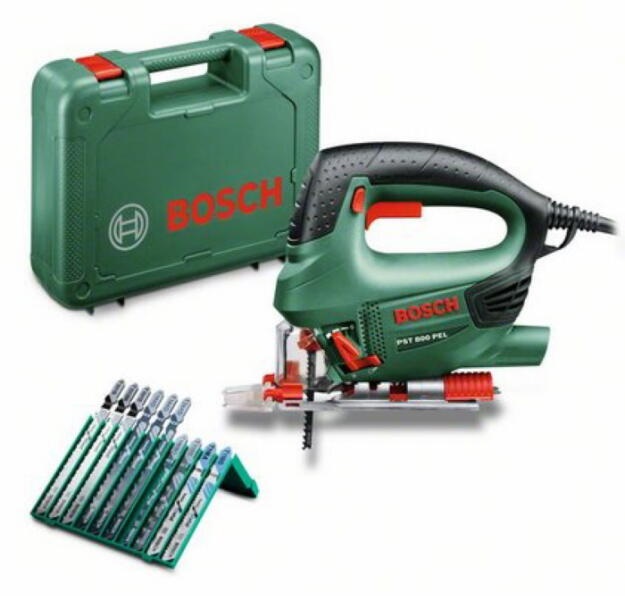 Bosch PST 800 PEL szúrófűrész + 10 db fűrészlap