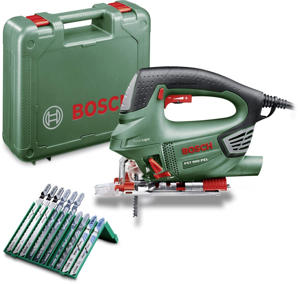 Bosch PST 900 PEL szúrófűrész, dekopírfűrész + 10 db fűrészlap