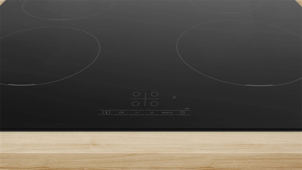 Bosch PUE611BB5E fekete, beépíthető, indukciós, főzőzóna: 4, beépíthető méret: 56cm, főzőlap
