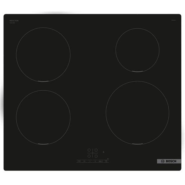 Bosch PUE611BB5E fekete, beépíthető, indukciós, főzőzóna: 4, beépíthető méret: 56cm, főzőlap (Újszerű)