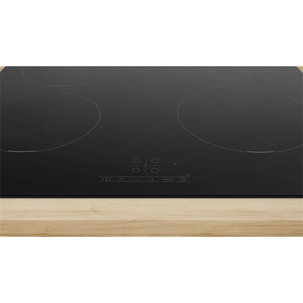 Bosch PUE611BB5E fekete, beépíthető, indukciós, főzőzóna: 4, beépíthető méret: 56cm, főzőlap (Újszerű)
