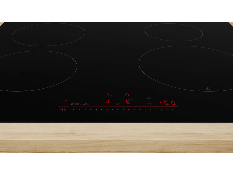 Bosch PUE611HC1E fekete, beépíthető, indukciós, főzőzóna: 4, beépíthető méret: 56cm, főzőlap