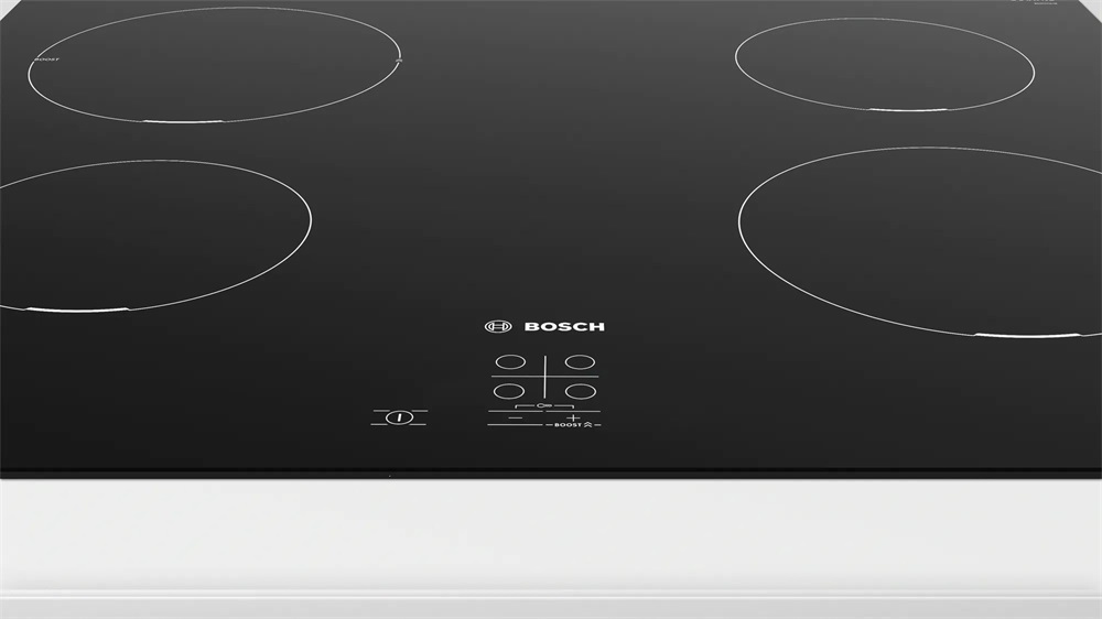 Bosch PUG611AA5E fekete, beépíthető, indukciós, főzőzóna: 4, beépíthető méret: 56cm, főzőlap