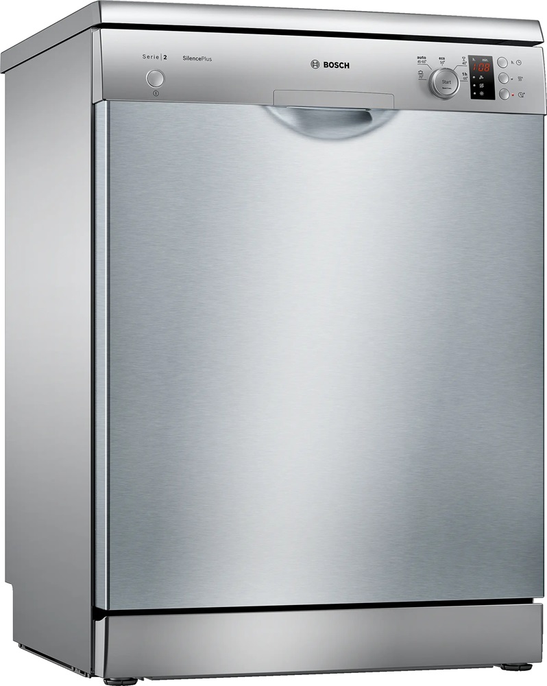 Bosch SMS25AI07E inox, programok száma: 5, szabadonálló, 12 terítékes mosogatógép 