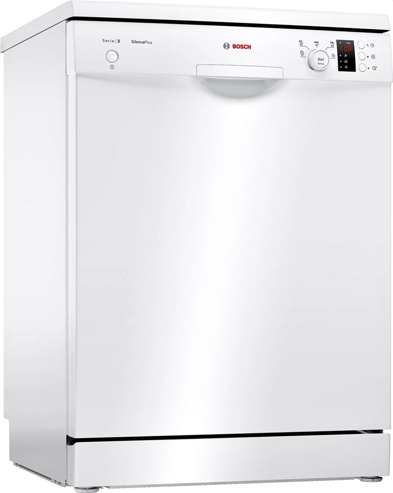 Bosch SMS25AW05E fehér, programok száma: 5, szabadonálló, 12 terítékes mosogatógép (Újszerű)