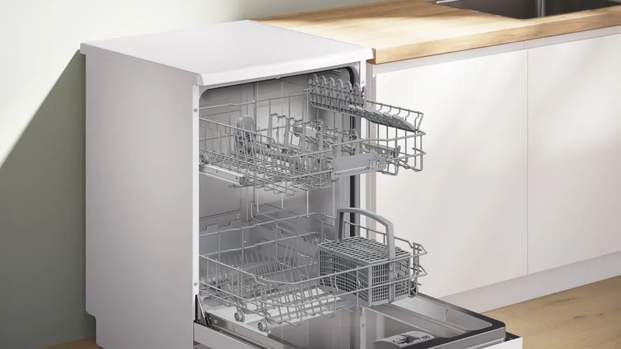 Bosch SMS25AW10F fehér, szabadonálló, programok száma:5, 12 terítékes mosogatógép