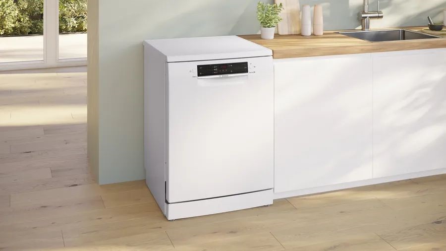 Bosch SMS25AW10F fehér, szabadonálló, programok száma:5, 12 terítékes mosogatógép