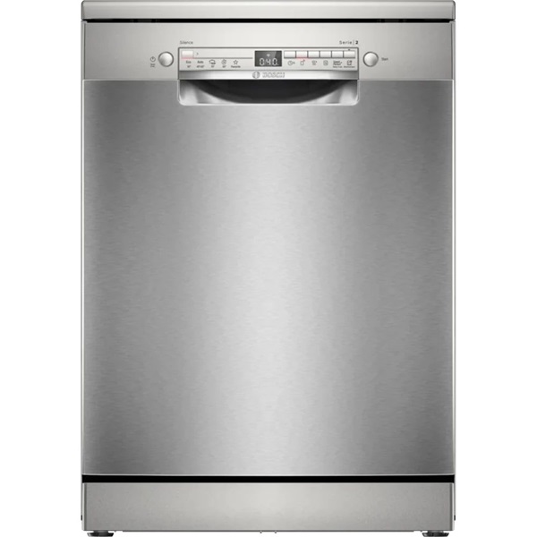 Bosch  SMS2HVI06E inox, programok száma:5, szabadonálló, 14 terítékes mosogatógép