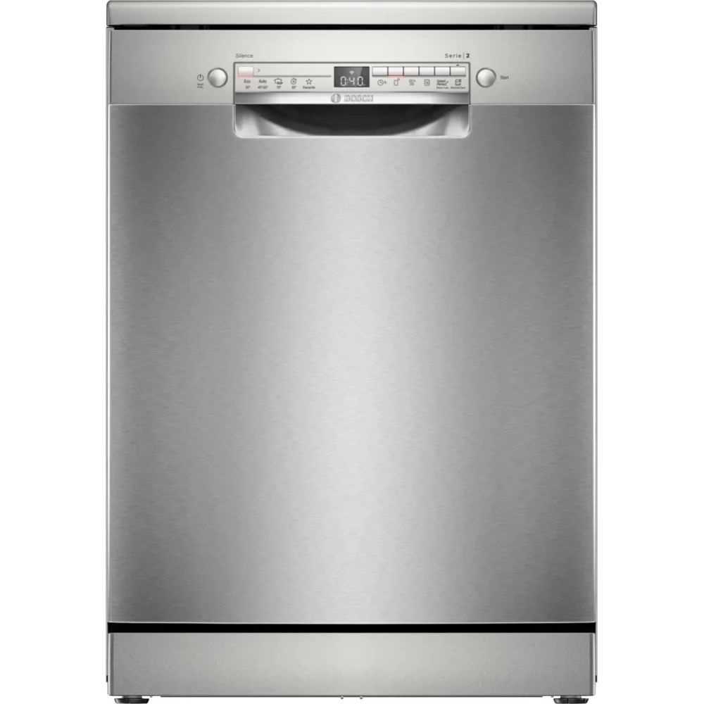 Bosch  SMS2HVI06E inox, programok száma:5, szabadonálló, 14 terítékes mosogatógép