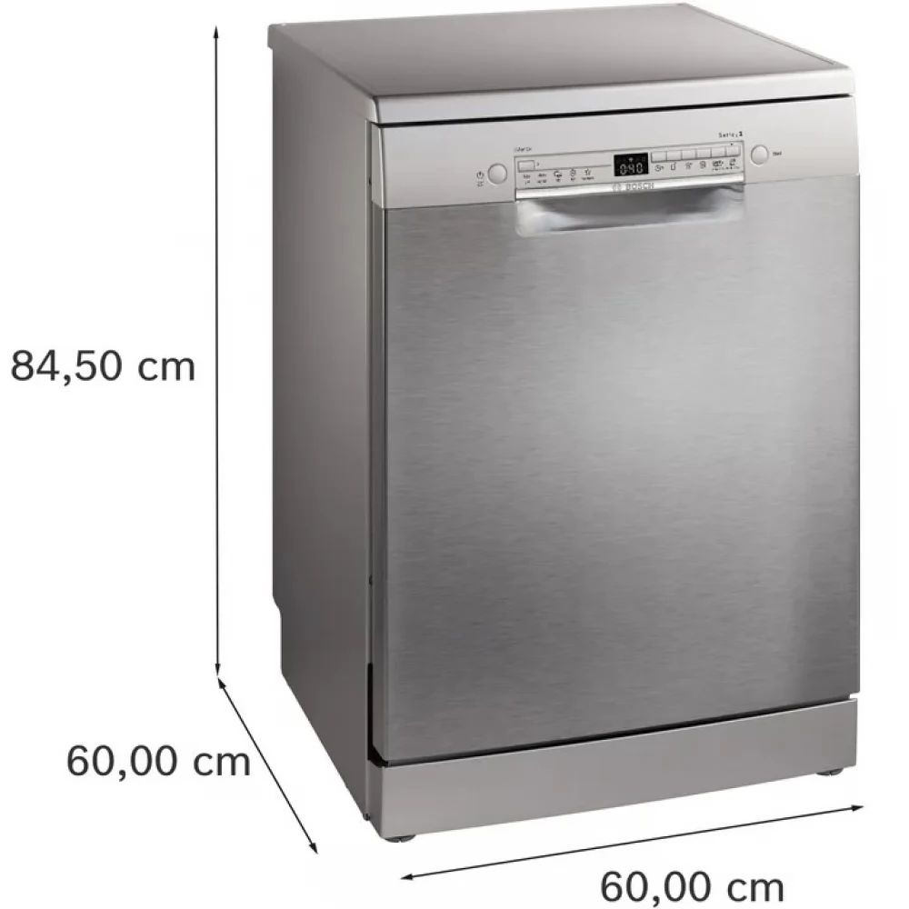 Bosch  SMS2HVI06E inox, programok száma:5, szabadonálló, 14 terítékes mosogatógép