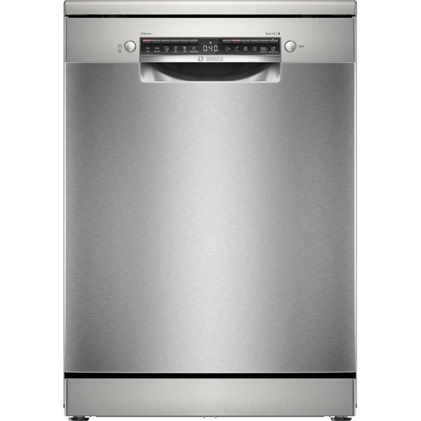 Bosch SMS4EVI04E inox, szabadonálló, programok száma:6, 13 terítékes mosogatógép