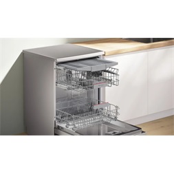 Bosch SMS4EVI04E inox, szabadonálló, programok száma:6, 13 terítékes mosogatógép