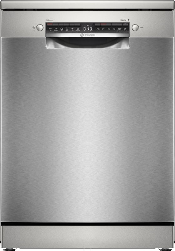 Bosch  SMS4HVI14E inox, programok száma:6, szabadonálló, 14 terítékes mosogatógép