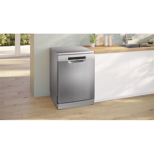 Bosch  SMS4HVI14E inox, programok száma:6, szabadonálló, 14 terítékes mosogatógép