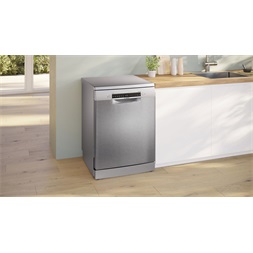 Bosch  SMS4HVI14E inox, programok száma:6, szabadonálló, 14 terítékes mosogatógép