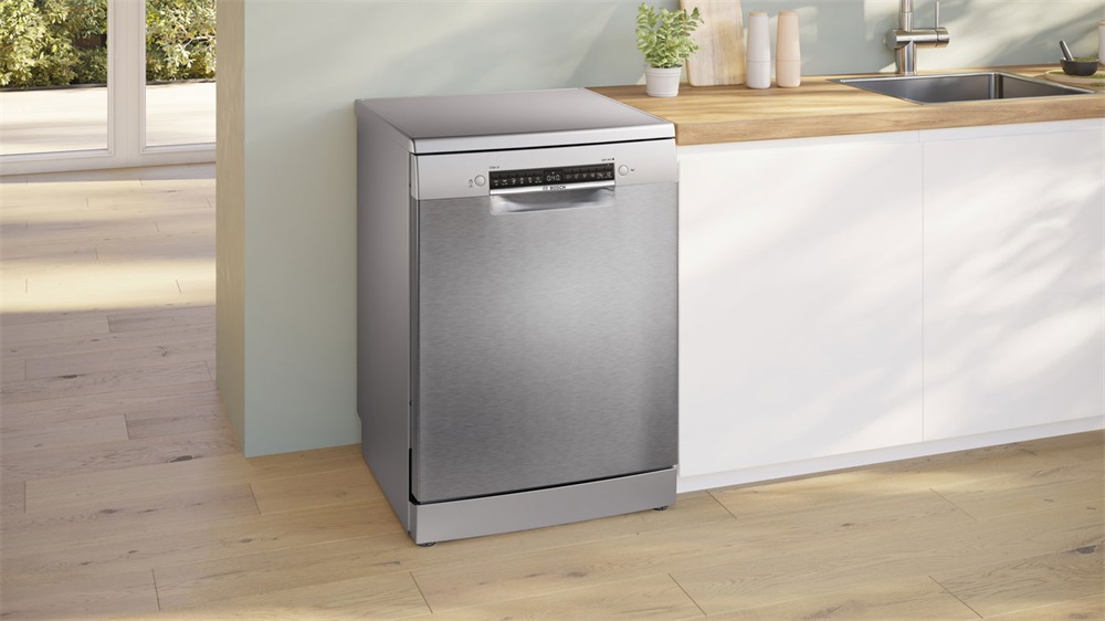 Bosch  SMS4HVI14E inox, programok száma:6, szabadonálló, 14 terítékes mosogatógép