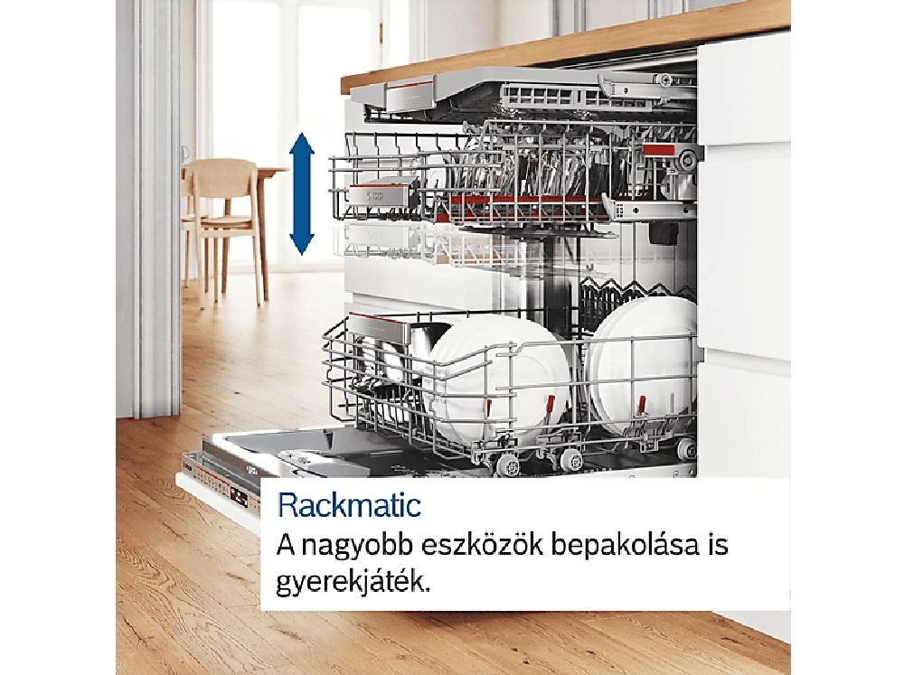 Bosch SMS4HVW00E fehér, programok száma: 6, szabadonálló, 14 terítékes mosogatógép (Újszerű)