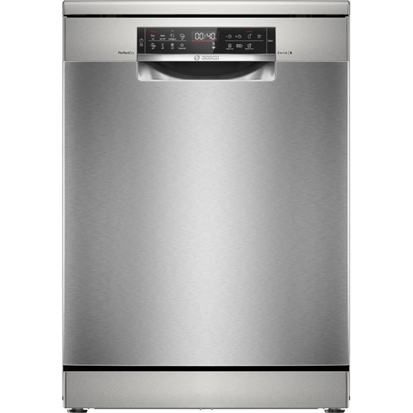Bosch SMS6ZCI16E inox, szabadonálló, programok száma:8, 14 terítékes mosogatógép
