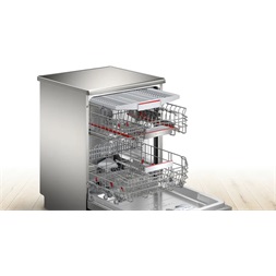 Bosch SMS6ZCI16E inox, szabadonálló, programok száma:8, 14 terítékes mosogatógép