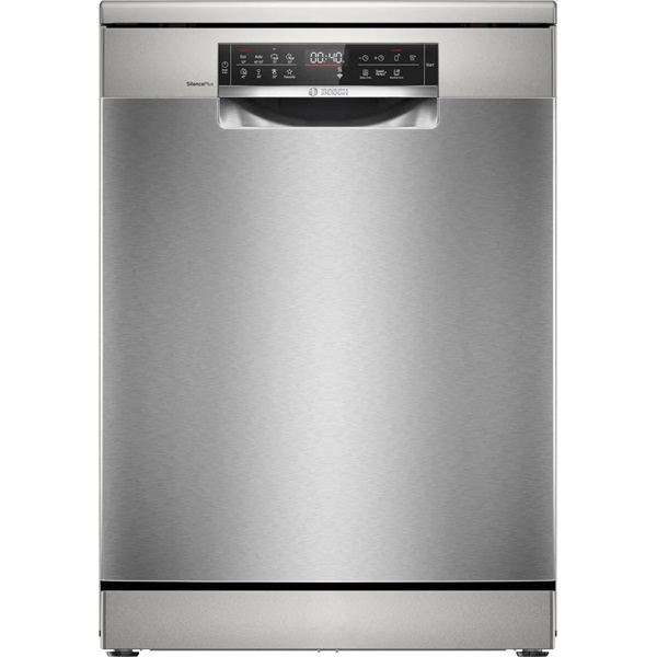 Bosch SMS8ECI02E inox, szabadonálló, programok száma:8, 14 terítékes mosogatógép