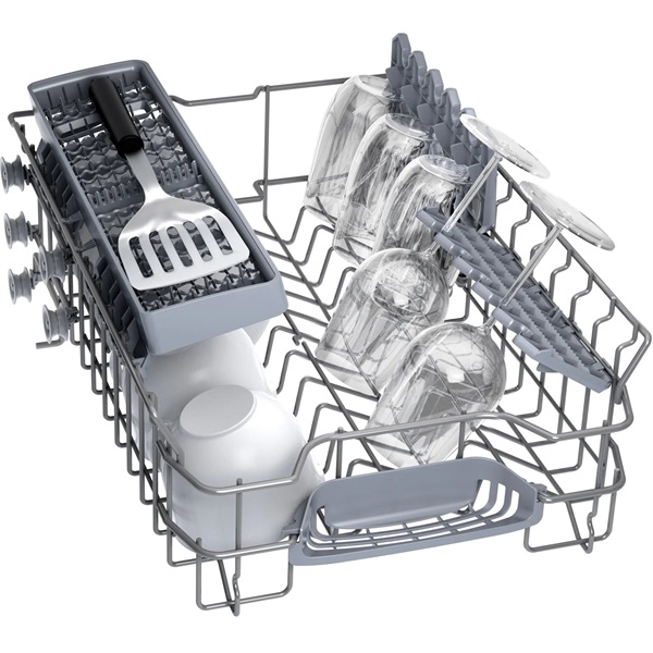 Bosch SPS2IKW10E fehér, programok száma: 5, keskeny szabadonálló, 9 terítékes mosogatógép 