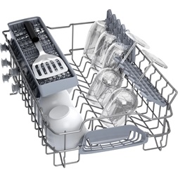 Bosch SPS2IKW10E fehér, programok száma: 5, keskeny szabadonálló, 9 terítékes mosogatógép 