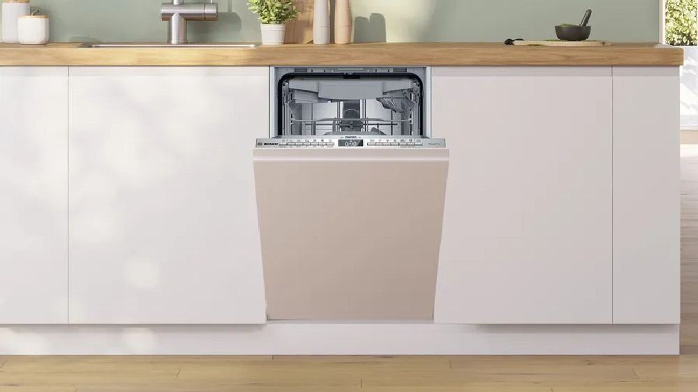 Bosch SPV4HMX10E programok száma: 6, keskeny beépíthető, 10 terítékes mosogatógép 