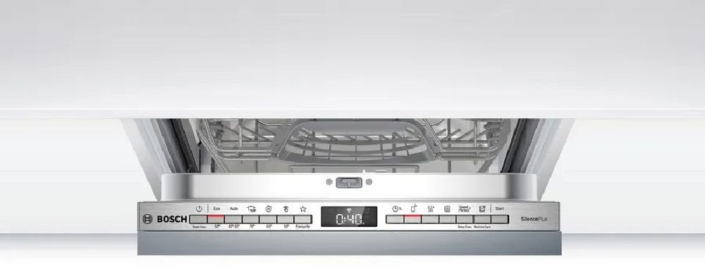 Bosch SPV4HMX10E programok száma: 6, keskeny beépíthető, 10 terítékes mosogatógép 