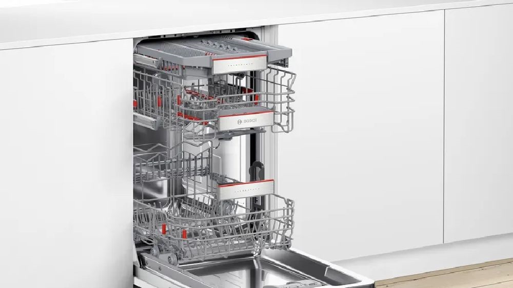 Bosch SPV6EMX05E programok száma: 6, keskeny beépíthető, 10 terítékes mosogatógép 