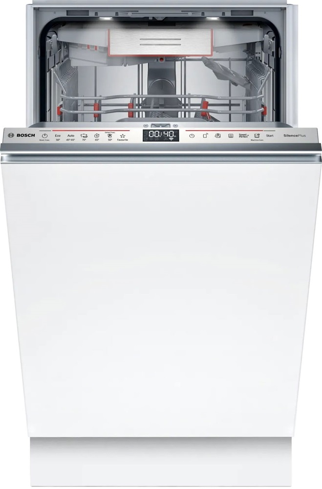 Bosch SPV6EMX09E ezüst, programok száma:6, beépíthető, 10 terítékes mosogatógép