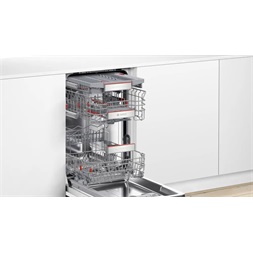 Bosch SPV6EMX09E ezüst, programok száma:6, beépíthető, 10 terítékes mosogatógép