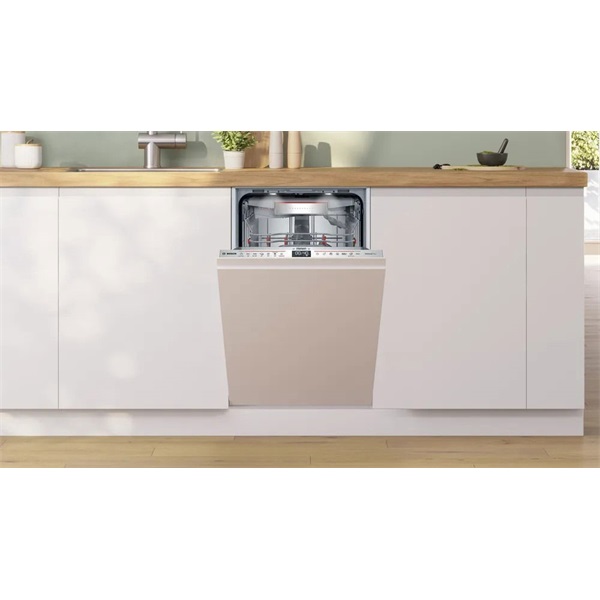 Bosch SPV6EMX09E ezüst, programok száma:6, beépíthető, 10 terítékes mosogatógép