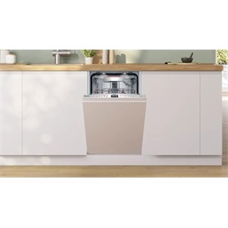Bosch SPV6EMX09E ezüst, programok száma:6, beépíthető, 10 terítékes mosogatógép