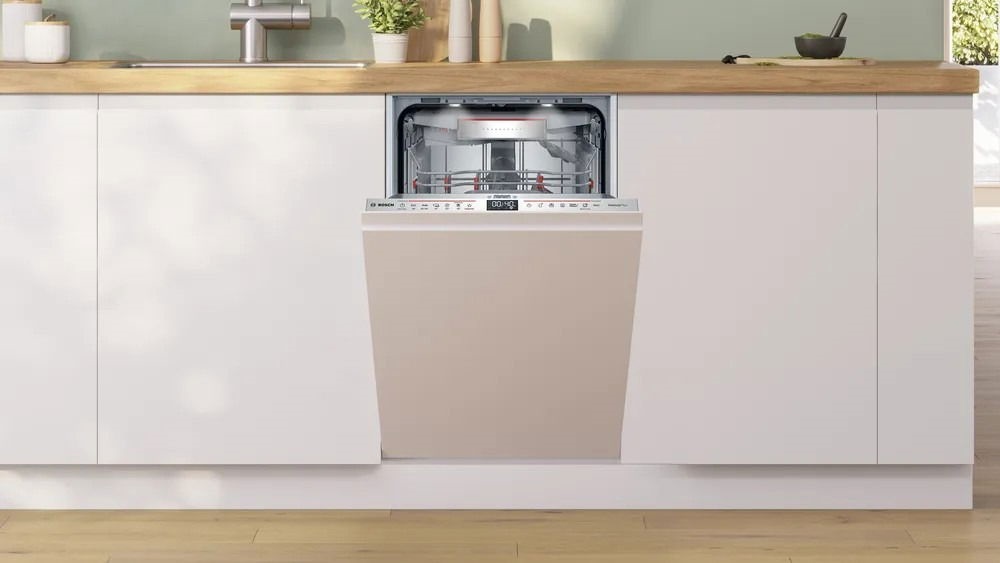 Bosch SPV6EMX09E ezüst, programok száma:6, beépíthető, 10 terítékes mosogatógép