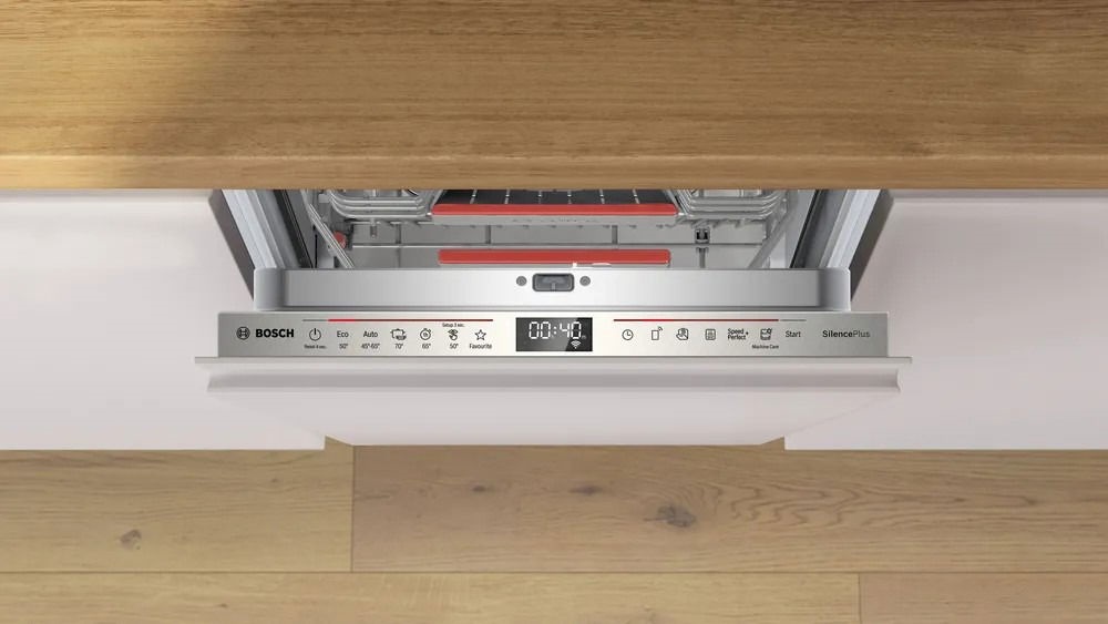 Bosch SPV6EMX09E ezüst, programok száma:6, beépíthető, 10 terítékes mosogatógép