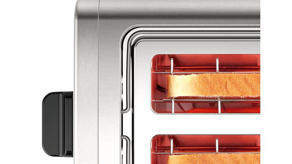 Bosch TAT3P420 DesignLine ezüst-fekete 2 szeletes kenyérpirító