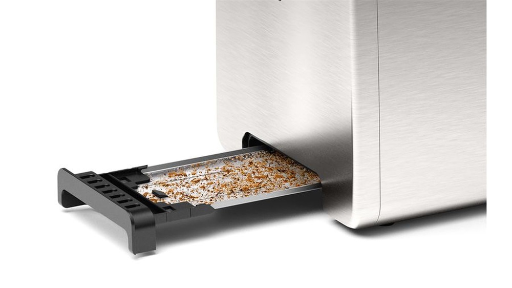 Bosch TAT3P420 DesignLine ezüst-fekete 2 szeletes kenyérpirító