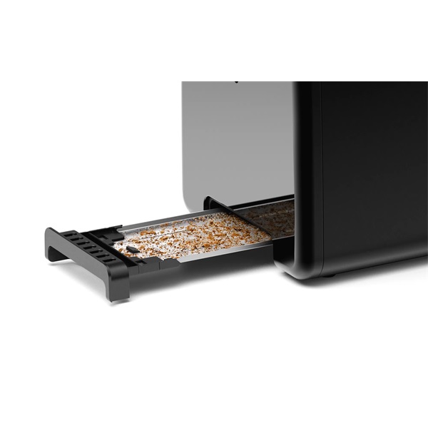 Bosch TAT3P423 DesignLine fekete 2 szeletes kenyérpirító (Újszerű)