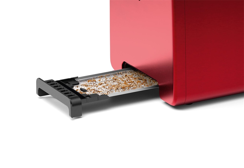 Bosch TAT3P424 DesignLine piros-fekete 2 szeletes kenyérpirító