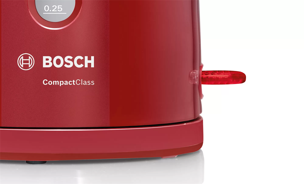 Bosch TWK3A014 CompactClass 1,7L-es vörös vízforraló