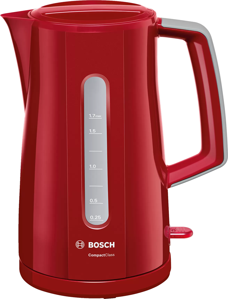 Bosch TWK3A014 CompactClass 1,7L-es vörös vízforraló