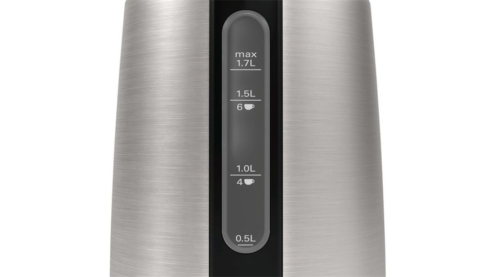 Bosch TWK3P420 DesignLine 1,7L-es ezüst fekete vízforraló