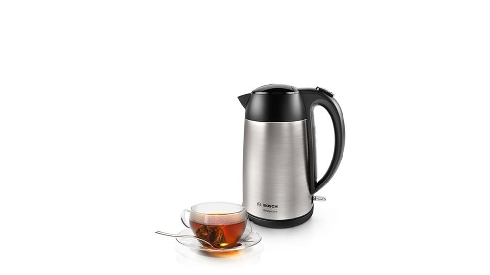 Bosch TWK3P420 DesignLine 1,7L-es ezüst fekete vízforraló