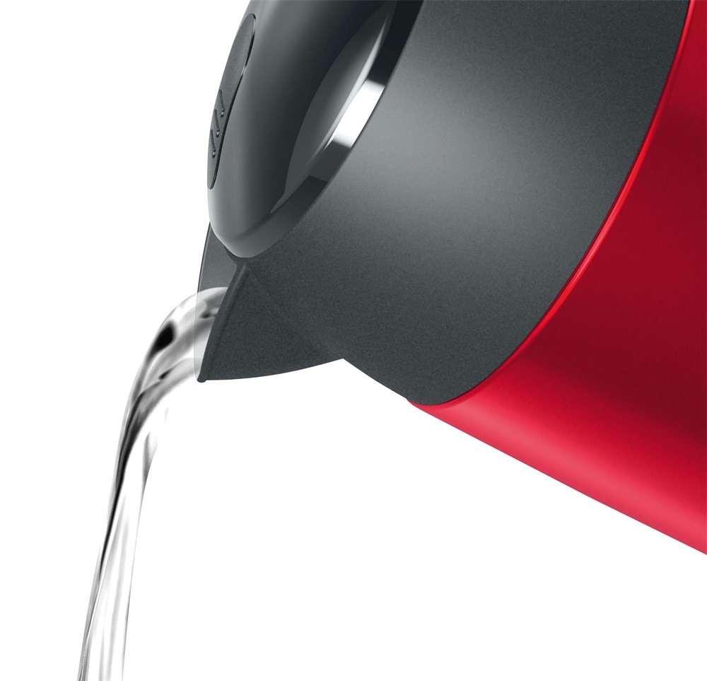 Bosch TWK3P424 DesignLine 1,7L-es piros-fekete vízforraló