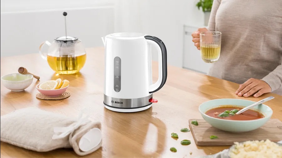 Bosch TWK6A511 1,7L-es fehér-szürke vízforraló