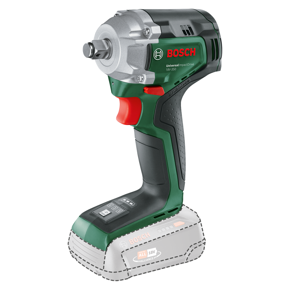 Bosch UniversalImpactDrive 18V-350 (Set - 3 Nuts) akkumulátoros ütvecsavarozó